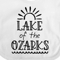 thumbnail image 4 of Inktastic Lake of the Ozarks Sun and Lake Boys or Girls Baby Bib, 4 of 4