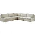 thumbnail image 1 of Meridian Furniture Jacob Sectionnel Modulaire en Velours Crème, 1 of 9