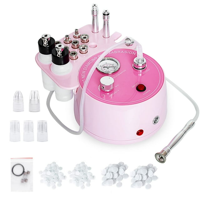 Máquina de microdermoabrasión AIMENGXI Diamond 3 en 1 rosa