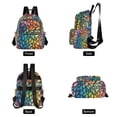 thumbnail image 4 of FORMRS Mini Backpack Purse for Women Travel Daypack Casual Shoulder Bag, Colorful Dragon Scales Pattern, 4 of 7