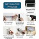 thumbnail image 5 of 304 Stainless Steel Microwave Oven Stand with Telescopic Arm Hook,Universal Folding Retractable Wall Mount Bracket Load up to 75kg for Microwave,Oven, 5 of 5