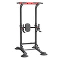thumbnail image 4 of SogesPower 94.5"H Power Tower Pull Up Bar Station with Bands, 12 Adjustable Height Pull Up Bar Stand for Home Gym, Multi-Function Pull Up Dip Station Strength Training Fitness Equipment, 330LBS,Balck, 4 of 11