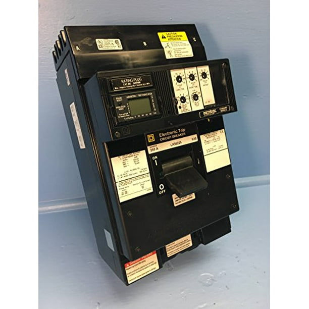 Square D ILine LX36225 250A LSI Circuit Breaker w/ 225 Amp Plug S3B 3P