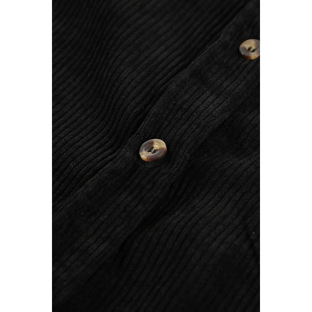 Womens black dress shirt walmart cheap