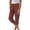 01_Brick Red, variant on Women's Effortless Everyday Wide Leg Casual Pants With Elastic Waist Solid Color Comfort Fit Long Trousers