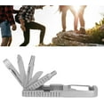 thumbnail image 5 of 1pcs Multitool Porte-Clés 12 en 1 Pliable Multi Outil Tournevis Extérieur en Acier Inoxydable Tournevis, Ouvre-Bouteille Inoxydable, 7 * 8,8 Cm, 5 of 5