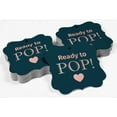 thumbnail image 4 of Inkdotpot Pack Of 100 Real Rose Gold Foil Bracket Shape Paper Tags Ready To Pop Baby Shower Favor Hang Tags, 4 of 6