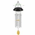 ZAROYEAX Solar Wind Chime Lights Acrylic Bubble Bar Wind Chimes Outdoor Rainproof Patio Garden