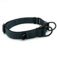 thumbnail image 2 of Flmtop Ceinture Réglable Double Anneau en Nylon Réfléchissant pour Chien Moyen Grand Gris, 2 of 9