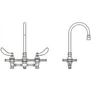 Delta 27C2934-R7 Double Handle 1.5GPM Ceramic Disc Below Deckmount Kitchen Faucet - Chrome