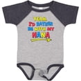 thumbnail image 3 of Inktastic Yeah I'd Rather Be with My Nana in Red Yellow and Blue Boys or Girls Baby Bodysuit, 3 of 5