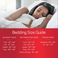 thumbnail image 7 of Sunbeam Electric Blanket, Twin (62" x 84"), 10 Heat Levels, Gray Violet, 7 of 7