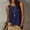 Dark Blue, variant on NTACZA Solid Business Casual Tops for Women Crew Neck Sleeveless Tank Tops High Low Asymmetrical Split Hem Summer Vacation Relaxed Size L
