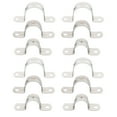 thumbnail image 1 of 36pcs Stainless Steel Plumbing Pipe Saddle Clips U Shaped Saddle Clamps, 1 of 6