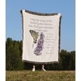 thumbnail image 2 of May The Wings Of The Butterfly Kiss The Sun Irish Blessing, Woven Blanket, 2 of 4