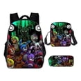 thumbnail image 1 of Mochila Dem@@2on Slayer, juego de 3 piezas: mochila para portátil con estuche para lápices y bolsa para el almuerzo., 1 of 5