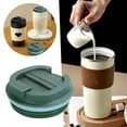 thumbnail image 2 of Dusknt Coffee Cup Sealing Lid Green A, Closure Bags & Lids & Boxes,, 2 of 7