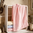 thumbnail image 4 of Bath Hand Towels, 13"x28" - Cotton | Light Weight | Soft | Absorbent, Hand Towels for Bathroom | Showering | Guest Use, Bathroom Essentials & Home Decor, Pink, 4 of 7