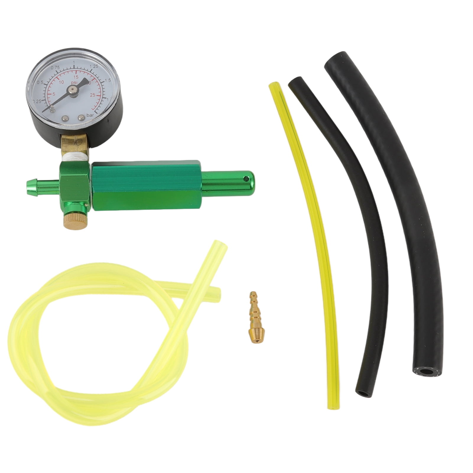Rupoun Carburetor Leak Detector Pressure Gauge Testing Kit Replacement for Walbro 57211 Outdoor Lawn Garden Mower Engine Tool Parts (5.12 inches / 13 cm)