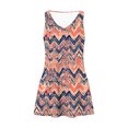 thumbnail image 4 of Ovzne Robes d'Été pour Femmes 2025 Robe pour Femme Mode d'Été pour Femmes Imprimé Poche Sans Manches Robe Col en V Grande Taille Robe Imprimée Liquidation, 4 of 5