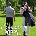 thumbnail image 7 of Poppy Golf Towel, Poppy Gifts on Father‘s Day, 15.8 x 23.6 inches Microfiber Golf Towel for Golf Bags, 7 of 7