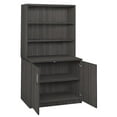 thumbnail image 4 of Regency Legacy 29" Storage Cabinet with Open Hutch- Ash Grey, 4 of 5