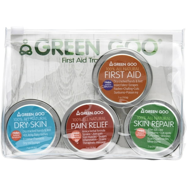 Green Goo First Aid Travel Pack, 4 pc