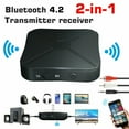 thumbnail image 3 of Convertidor auxiliar 2 en 1 inalámbrico Bluetooth 5.0, receptor de audio HIFI, adaptador de música RCA GT, 3 piezas, cenicero, combo auxiliar de onda corta., 3 of 8