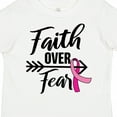 thumbnail image 4 of Inktastic Breast Cancer Awareness Faith over Fear with Pink Ribbon and Arrow Girls Toddler T-Shirt, 4 of 5