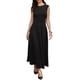 thumbnail image 2 of Vestidos Midi INSPIRE CHIC para mujer, de cintura alta, sin mangas, con bolsillos, vestido casual de trabajo XL negro, 2 of 6