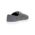 thumbnail image 3 of Faded Glory Girls' Lace Up Canvas Casual Shoe, 3 of 5