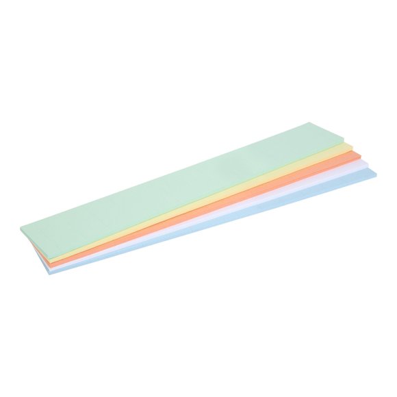 Insertos de Papel MasterVision 1"x2" 1000 unidades 5 Colores