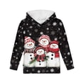 thumbnail image 6 of DISNIMO Christmas Snowflake Boys Hoodies 11-13 Snowman Hoodie Pullover Sweatshirts for Teen Girls with Hood Hooded Sweatshirt Kids Boys Streetwear Clothes Hoodies Kids Holiday Clothing Fall, 6 of 7
