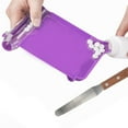 thumbnail image 3 of Right Hand Pill Counting Tray with Spatula (Purple - Wood Handle), 3 of 6