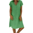 thumbnail image 1 of Robe Décontractée en Coton Style Été pour Femmes, 1 of 6