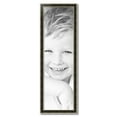 thumbnail image 2 of ArtToFrames 12" x 40" Black Panel With Silver Lip Picture Frame, 12x40 inch Multi Wood Poster Frame (WOM-5093), 2 of 7