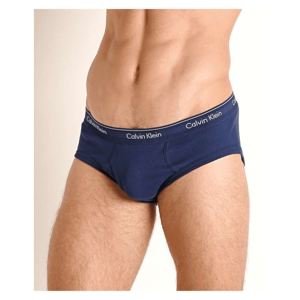 Calvin Klein Men's Underwear Classic 4-Pack Cotton Hip Briefs