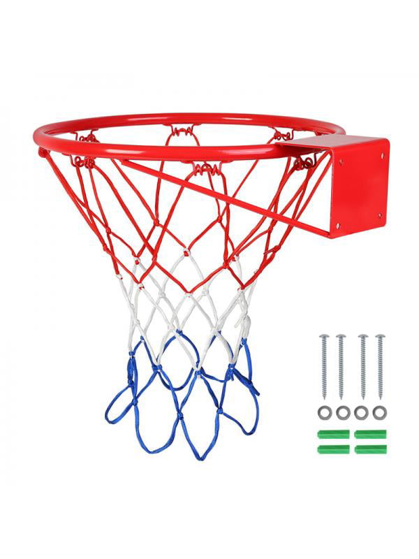 Basketball Hoop Chain Net Ring Heavy Duty Steel Rim Replacement Rust Sport Goal 
