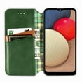 thumbnail image 3 of Case for Samsung Galaxy A03s Flip Cover Wallet Flip Cover Magnetic Protective - Green, 3 of 6