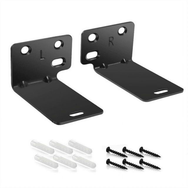 1 Pair of Wall Mount Bracket , Wall Mount Kit for SoundPress 300 Soundbar Compatible
