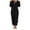 Black, variant on Women Onesies Fluffy Fleece Jumpsuits Sleepwear Plus Size Hooded Sets Pajamas Adult Winter Warm Pajamas Homewear Christmas with Pockets