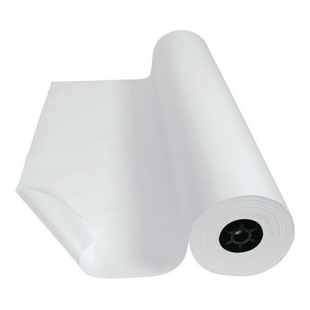 Colorations Dual Surface Paper Roll - White 36\ x 1000