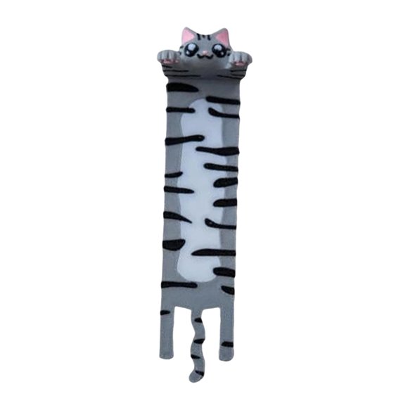 Adorable Hanging Cat Bookmark Page Holder for Readers Novelty Literary Idea Featuring Multiple Feline Designs