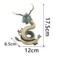 thumbnail image 3 of Estatua de dragón chino perfecl juguetes educativos manualidades de Feng Shui verde, 3 of 8