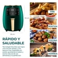 thumbnail image 4 of Freidora de aire multifunción para alimentos 4.5 L Color Verde, 4 of 10