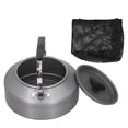 thumbnail image 1 of Cafetière Portable de Camping 1.6L Théière de Pêche en Plein Air Randonnée Barbecue Bouilloire (Poignée Noire), 1 of 22