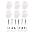 thumbnail image 1 of 6 Pcs Semicircle Shape Electric Guitar Tuning Pegs Tuners Machine Head Replacement Buttons Knobs, 1 of 4