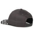 thumbnail image 6 of Outdoor Cap VROOM-01 Checkered Flame Solid Back Cap-Charcoal, 6 of 8