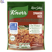 Knorr Rice Sides Spanish Rice, Cooks in 7 Minutes, No Artificial Flavors, No Preservatives, No Added MSG 5.6 Oz