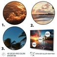 thumbnail image 3 of Designart "Beach Photo Sunset Charm XIV" Nautical & Beach Canvas Print, 3 of 5
